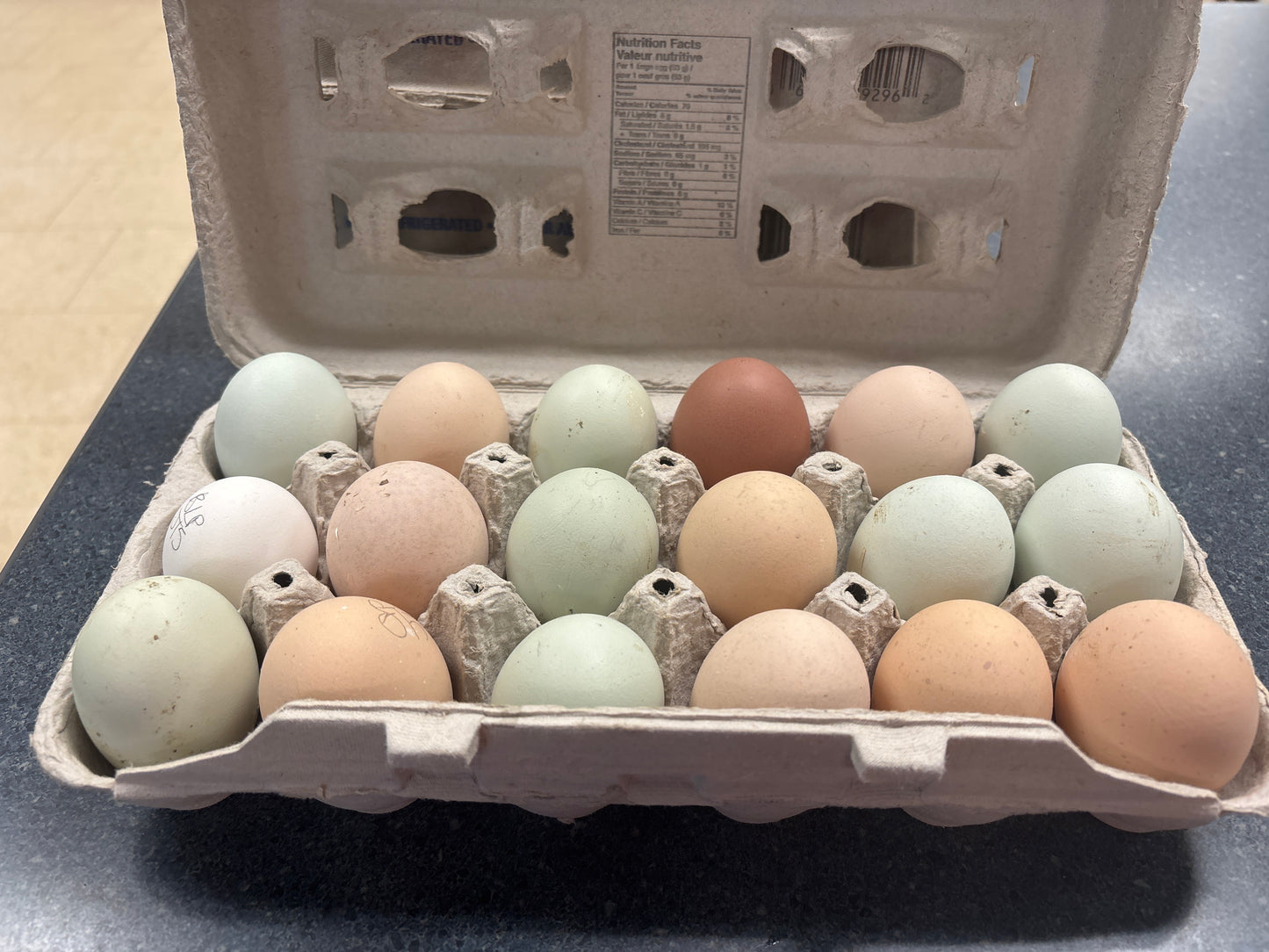 Farm Fresh Table Eggs