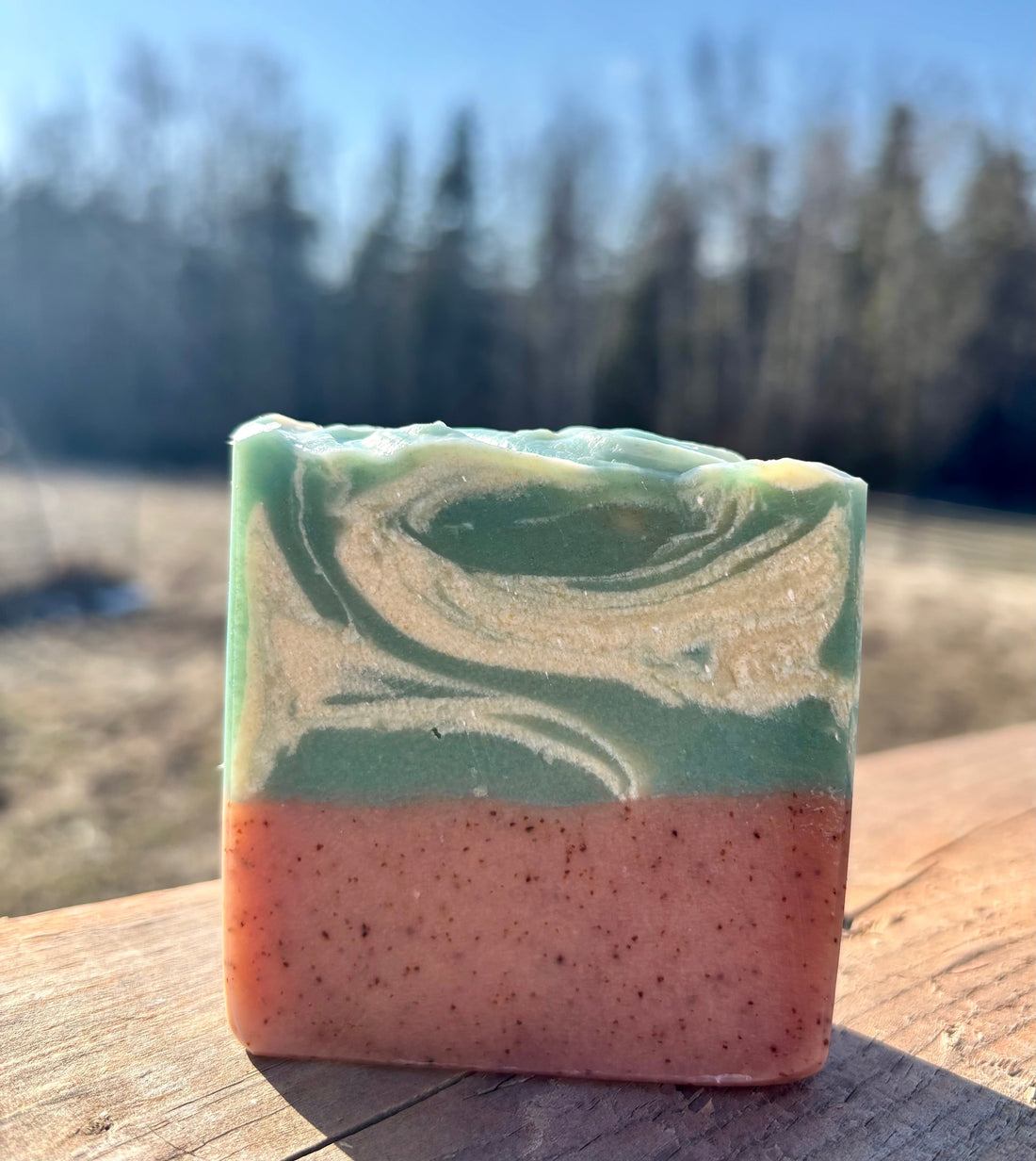 Handmade goat milk soap bars made at Straight Arrow Farms in Alberta