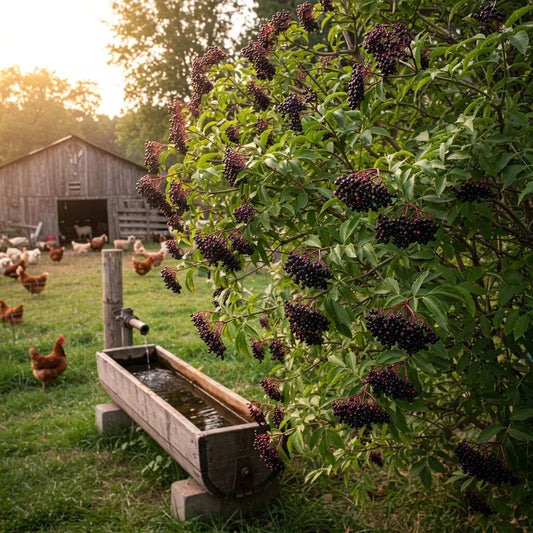 Boost Your Immunity: Homemade Organic Elderberry Syrup.