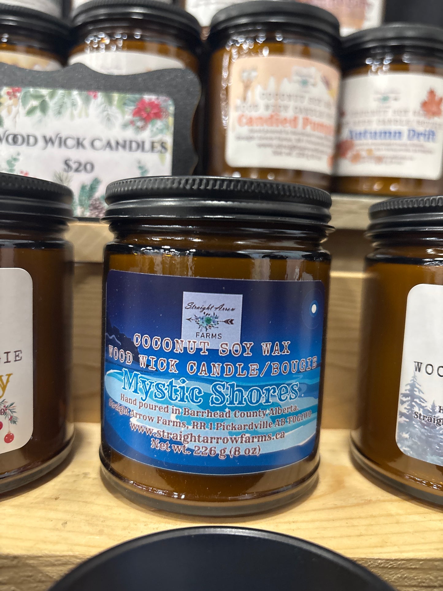 Wood Wick Candles - Fall/Christmas/Winter