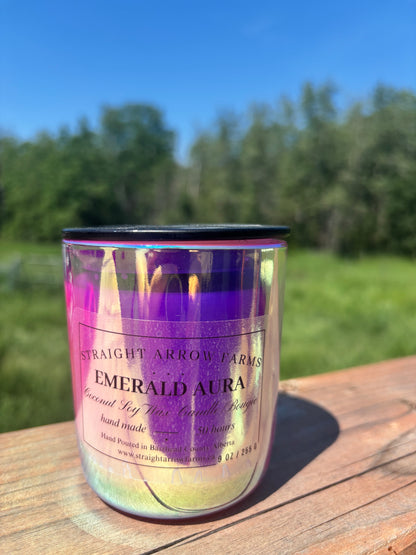 Luxe Wood Wick Candle — Iridescent Crystal Jar